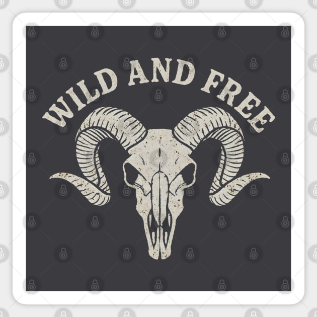 Wild And Free Sticker by Maggie's Store 3